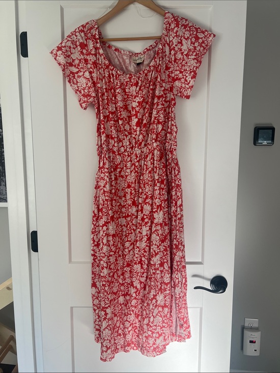 Universal Thread Dresses & Skirts - Universal Thread Red Floral Maxi Dress